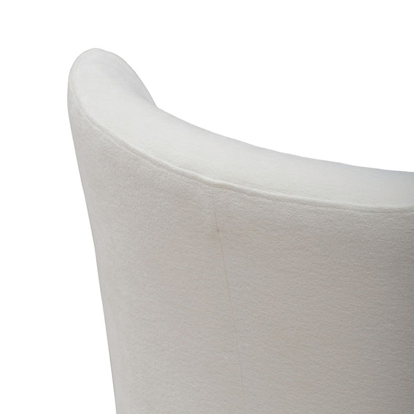 Accent Dining Chair w/ Casters - Ivory - 728-ADC90-IV