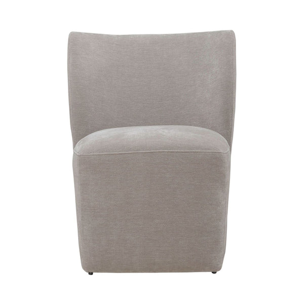 Accent Dining Chair w/ Casters - Truffle - 728-ADC90-TR