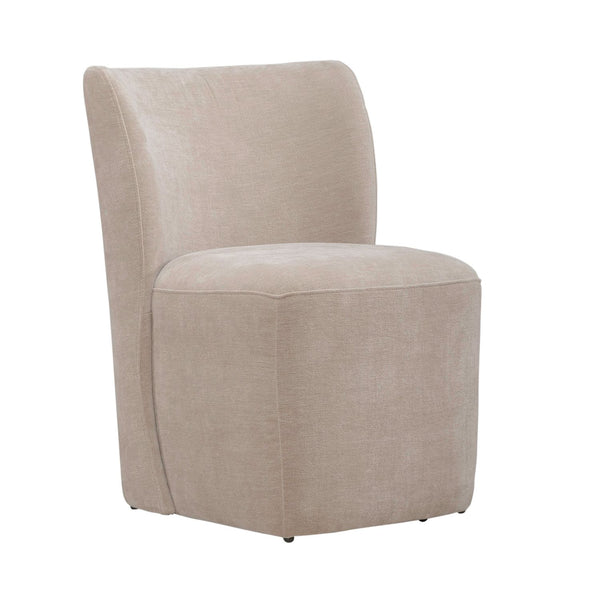 Accent Dining Chair w/ Casters - Wicker - 728-ADC90-WK