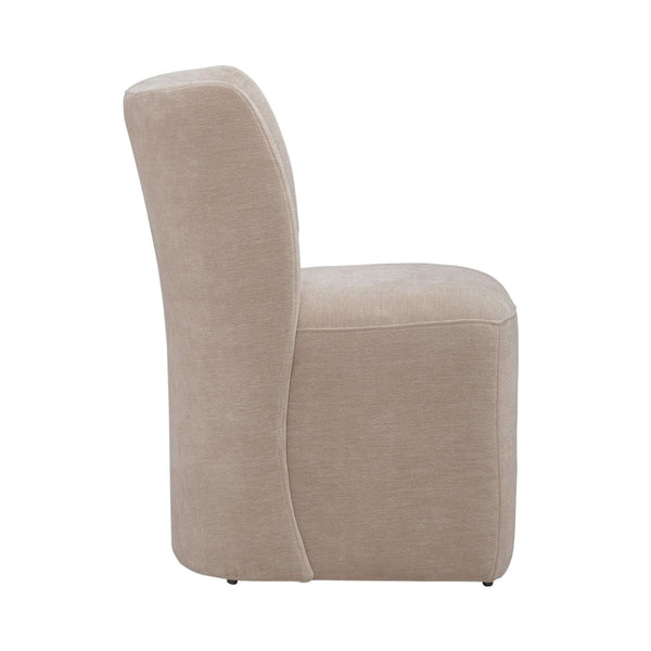 Accent Dining Chair w/ Casters - Wicker - 728-ADC90-WK