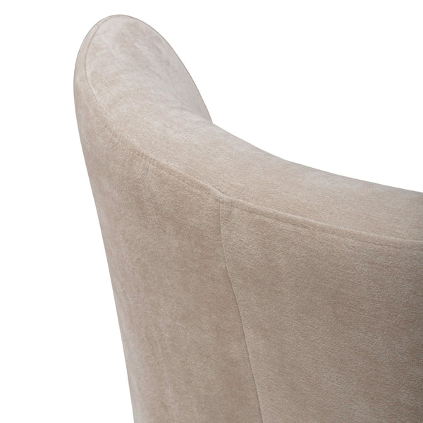 Accent Dining Chair w/ Casters - Wicker - 728-ADC90-WK