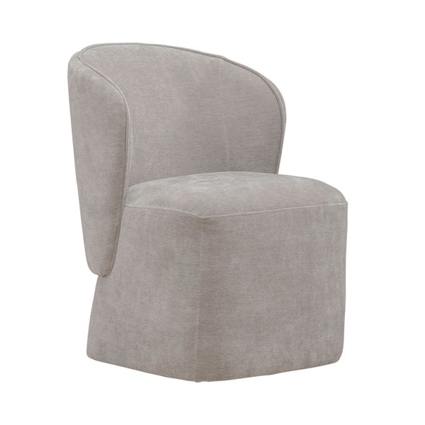 Accent Dining Chair w/ Casters - Truffle - 730-ADC90-TR