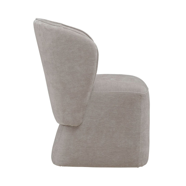 Accent Dining Chair w/ Casters - Truffle - 730-ADC90-TR