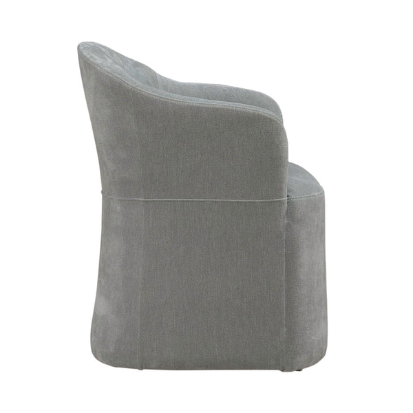 Accent Dining Chair w/ Casters - Sapphire - 731-ADC90-SP
