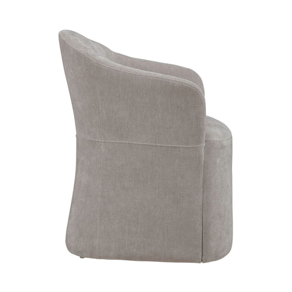 Accent Dining Chair w/ Casters - Truffle - 731-ADC90-TR