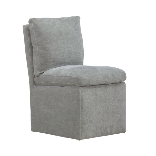 Accent Dining Chair w/ Casters - Sapphire - 733-ADC90-SP