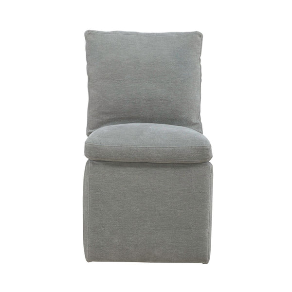 Accent Dining Chair w/ Casters - Sapphire - 733-ADC90-SP
