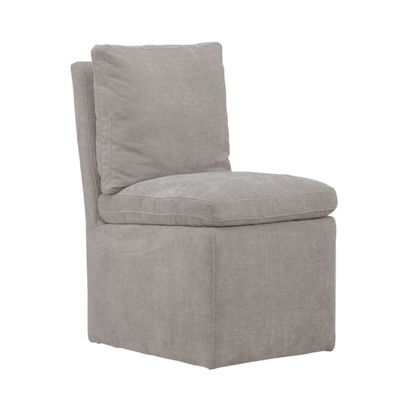 Accent Dining Chair w/ Casters - Truffle - 733-ADC90-TR