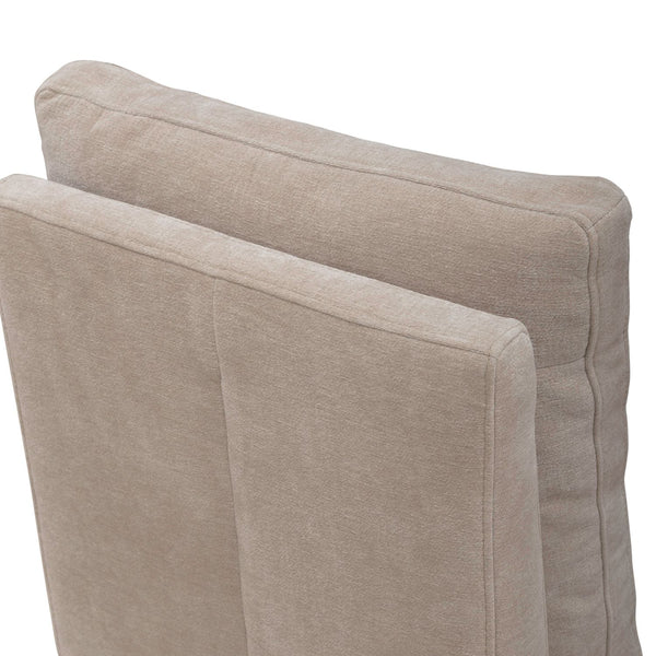 Accent Dining Chair w/ Casters - Wicker - 733-ADC90-WK