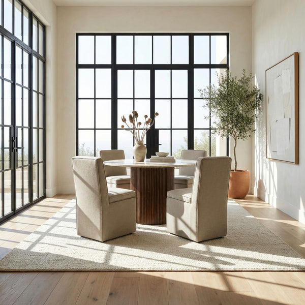 Accent Dining Accent Storage Dining Chair w/ Casters - 736-ADC90-SN