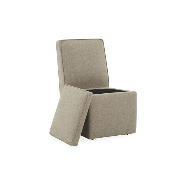 Accent Dining Accent Storage Dining Chair w/ Casters - 736-ADC90-SN