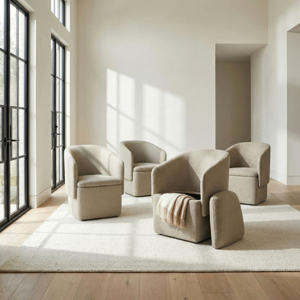 Sand Accent Dining Chairs - Set of 4 - 738-ADCH-SN4PK