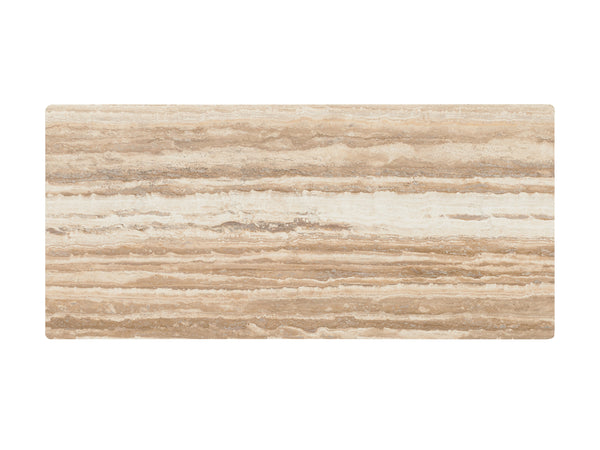 Menlo Park Rectangular Cocktail Table With Stone Top