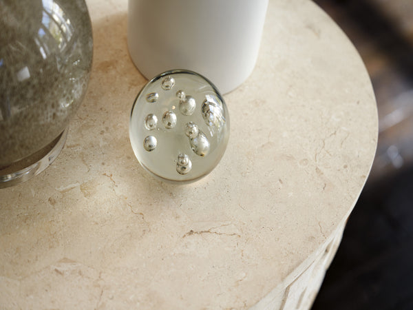 Albion Stone Oval Nightstand