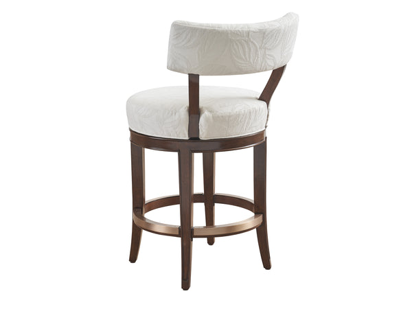 Giles Upholstered Swivel Counter Stool