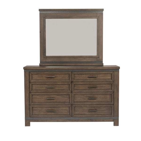 Thornwood Hills King Two Sided Storage Bed, Dresser & Mirror - 759-BR-K2SDM