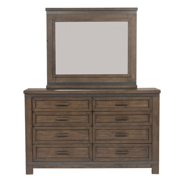 Thornwood Hills King Bookcase Bed, Dresser & Mirror - 759-BR-KBBDM