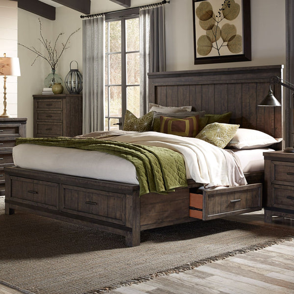 Thornwood Hills Queen Two Sided Storage Bed - 759-BR-Q2S