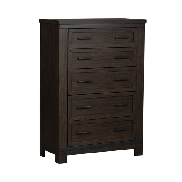 Thornwood Hills Queen Panel Bed, Dresser & Mirror, Chest - 759-BR-QPBDMC