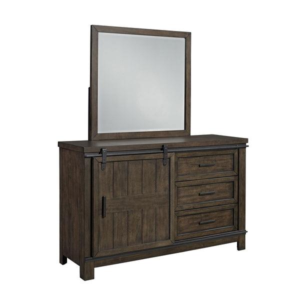Thornwood Hills Twin Panel Bed, Dresser & Mirror - 759-YBR-TPBDM