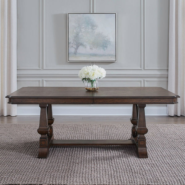 Providence Park Trestle Table Set - 765-DR-TRS