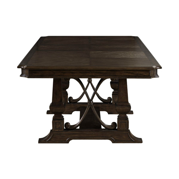 Providence Park Trestle Table Set - 765-DR-TRS