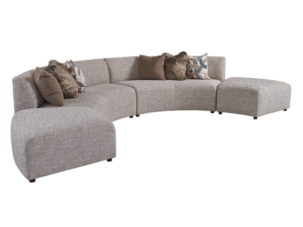 Alston Armless Curved Sofa