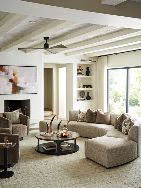 Alston Armless Curved Sofa