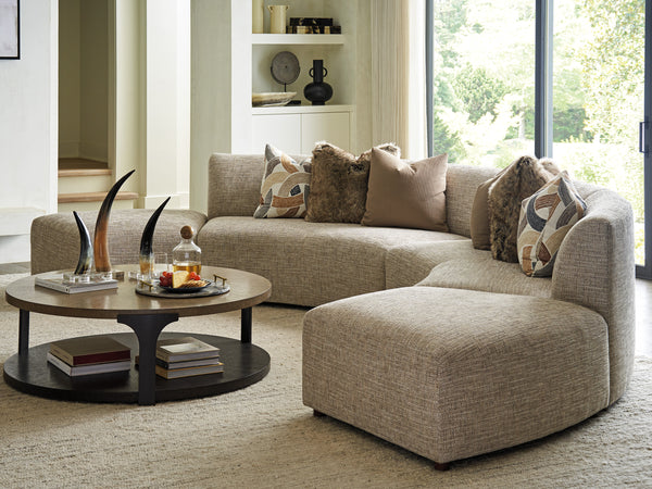 Alston Armless Curved Sofa