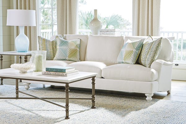 Flagler Rectangular Marble Top Cocktail Table