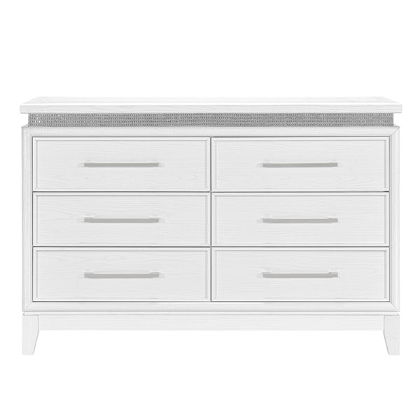 Reflections 6 Drawer Dresser w/ Lights - 781-BR30