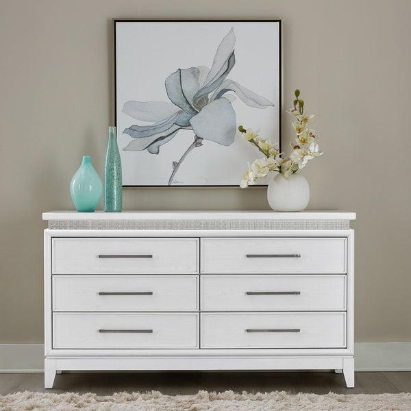 Reflections 6 Drawer Dresser w/ Lights - 781-BR31