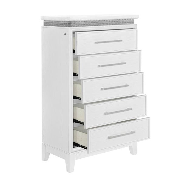 Reflections 5 Drawer Chest w/ Lights - 781-BR40