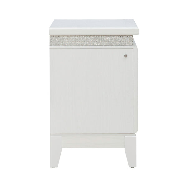 Reflections Nightstand w/ Lights and Charging Station - 781-BR61