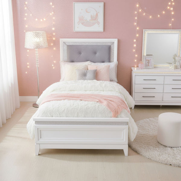 Reflections Full Uph Bed, Dresser & Mirror - 781-YBR-FUBDM