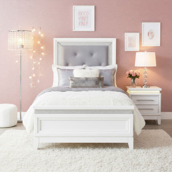 Reflections Twin Uph Bed - 781-YBR-TUB