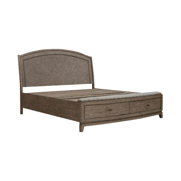 Avalon King Panel Storage Bed - 805-BR-KPBS