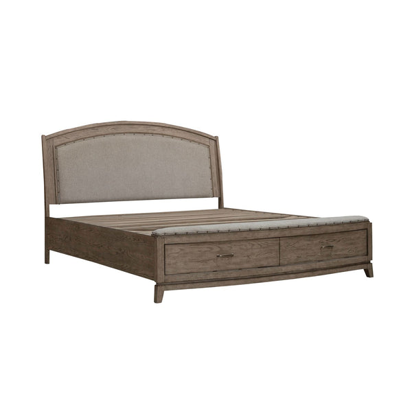 Avalon King Uph Storage Bed - 805-BR-KUS
