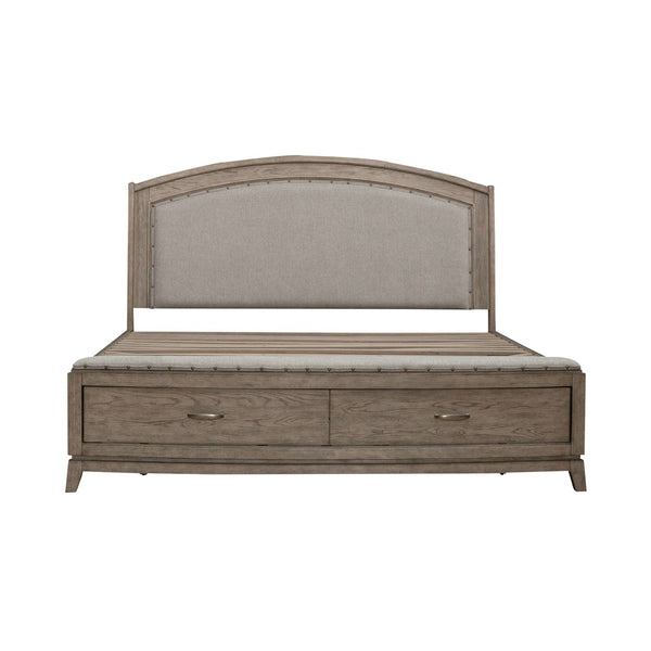 Avalon King Uph Storage Bed - 805-BR-KUS