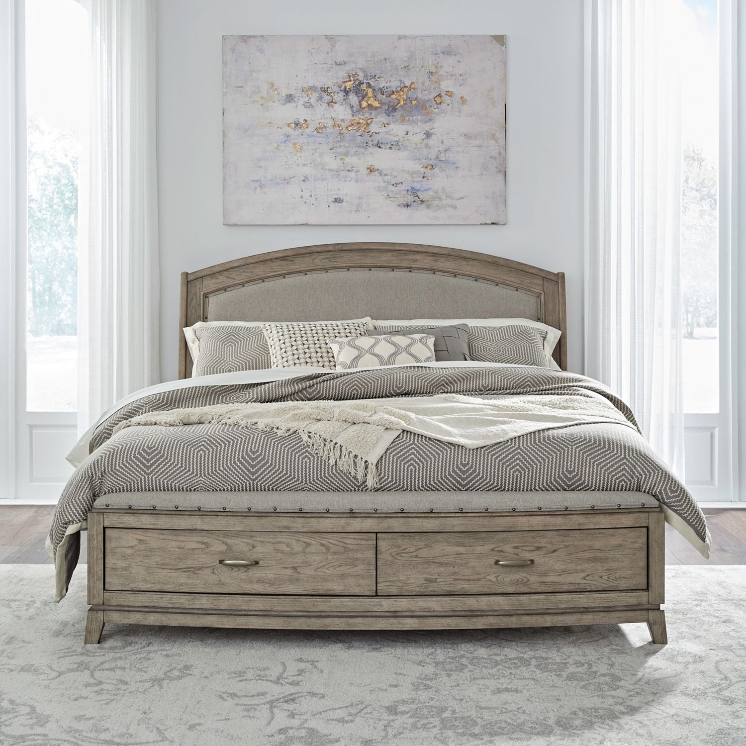 Avalon King Uph Storage Bed