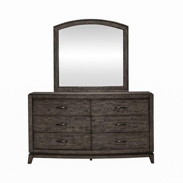 Avalon Dresser & Mirror - 805B-BR-DM