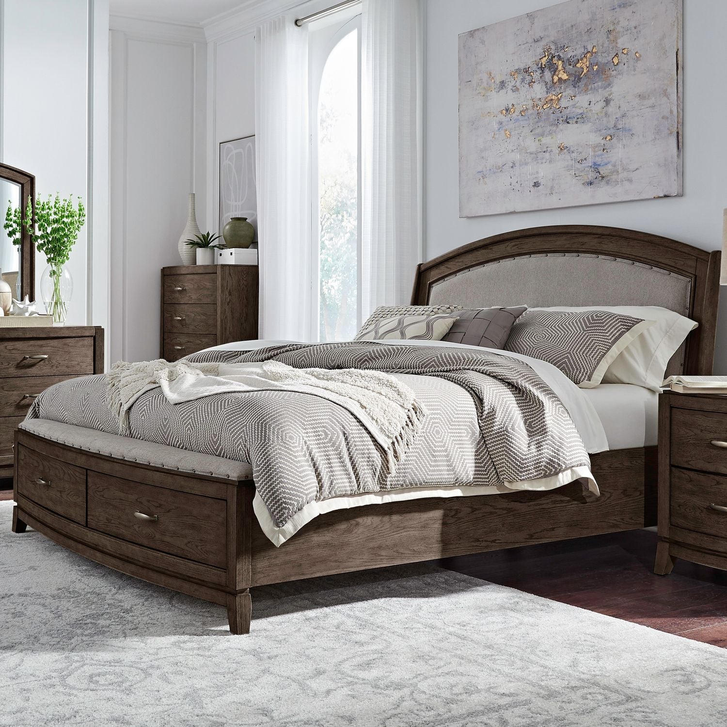 Avalon King Uph Storage Bed