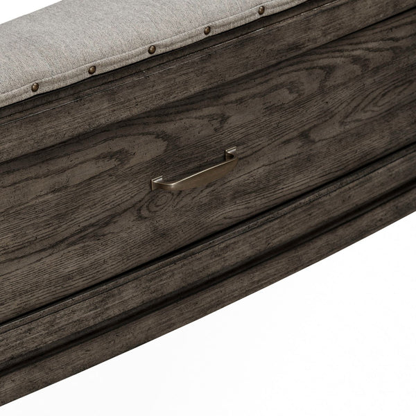 Avalon Queen Panel Storage Bed - 805B-BR-QPBS