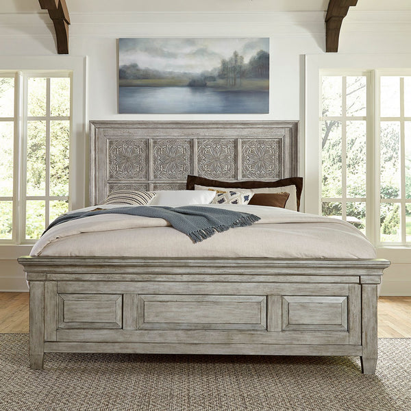Heartland King Opt Panel Bed - 824-BR-OKPB