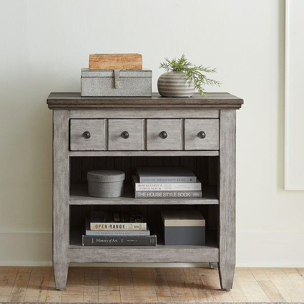 Heartland 1 Drawer Night Stand w/ Charging Station - 824-BR61