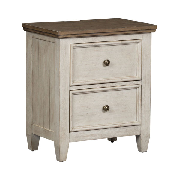 Heartland 2 Drawer Night Stand w/ Charging Station - 824-BR63