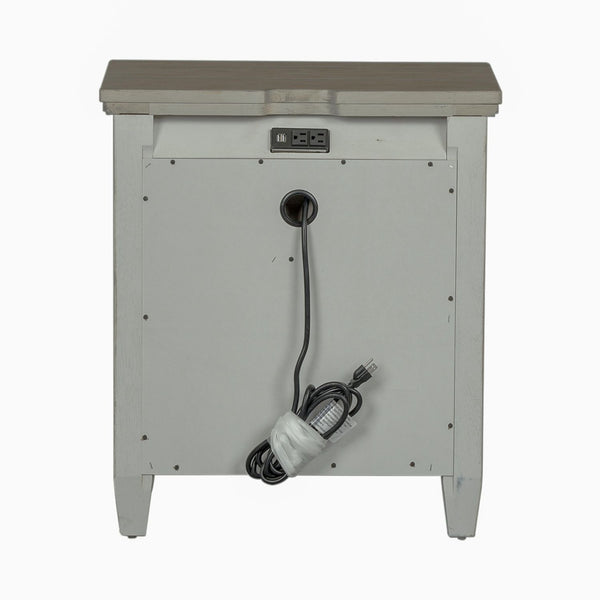 Heartland 2 Drawer Night Stand w/ Charging Station - 824-BR63