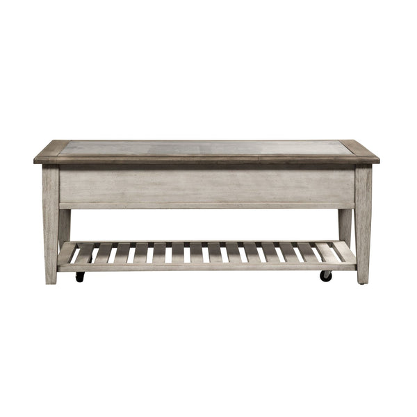 Heartland Rect Ceiling Tile Cocktail Table