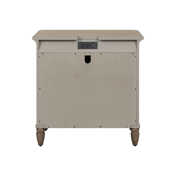 Hickory Grove Nightstand w/ Charging Station - 866-BR61