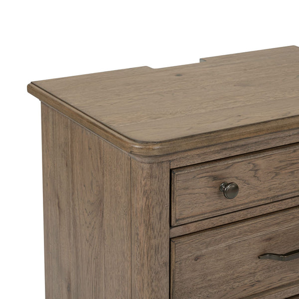 Hickory Grove Nightstand w/ Charging Station - 866-BR61